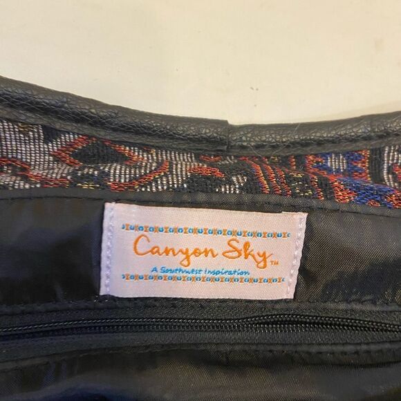 SW canyon sky purse shoulder bag Western style 13x9” - Picture 7 of 9